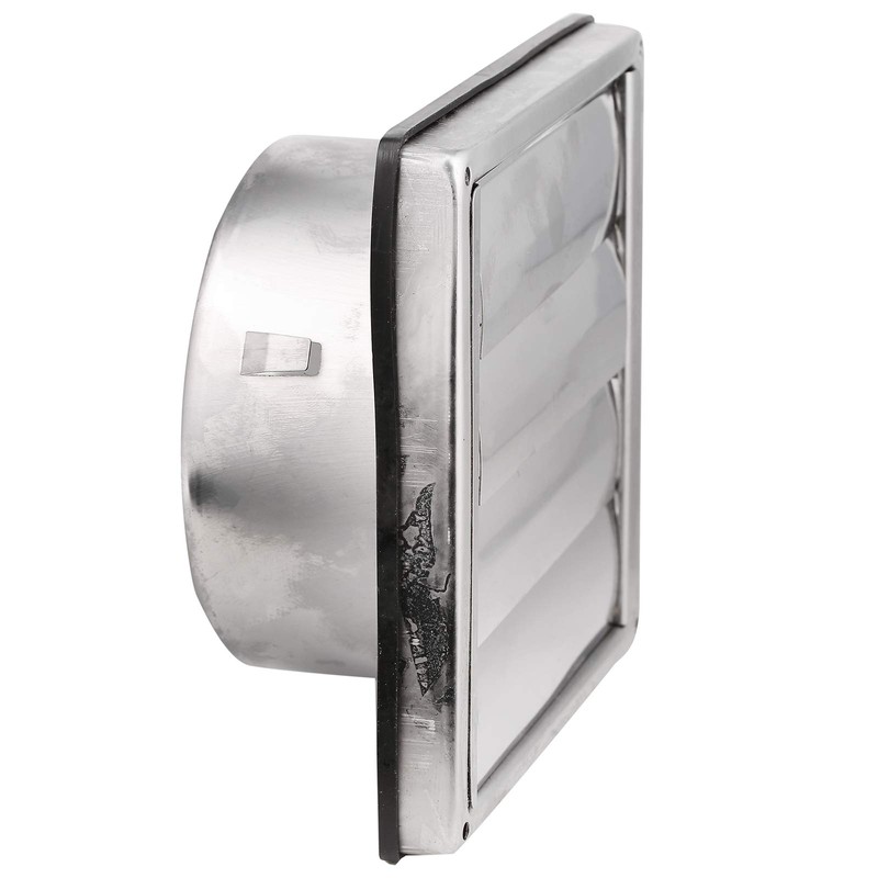 First4spares 6" / 150mm Stainless Steel Square External Wall Extractor