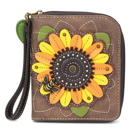 CHALA Handbags Sunflower Sweet Messenger Bag Purse, Flower Lover (Sunflower Messenger Bag and Wallet Gift Set)
