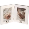 Bambino by Juliana S/Plated Double P/Frame - 4" x 6"