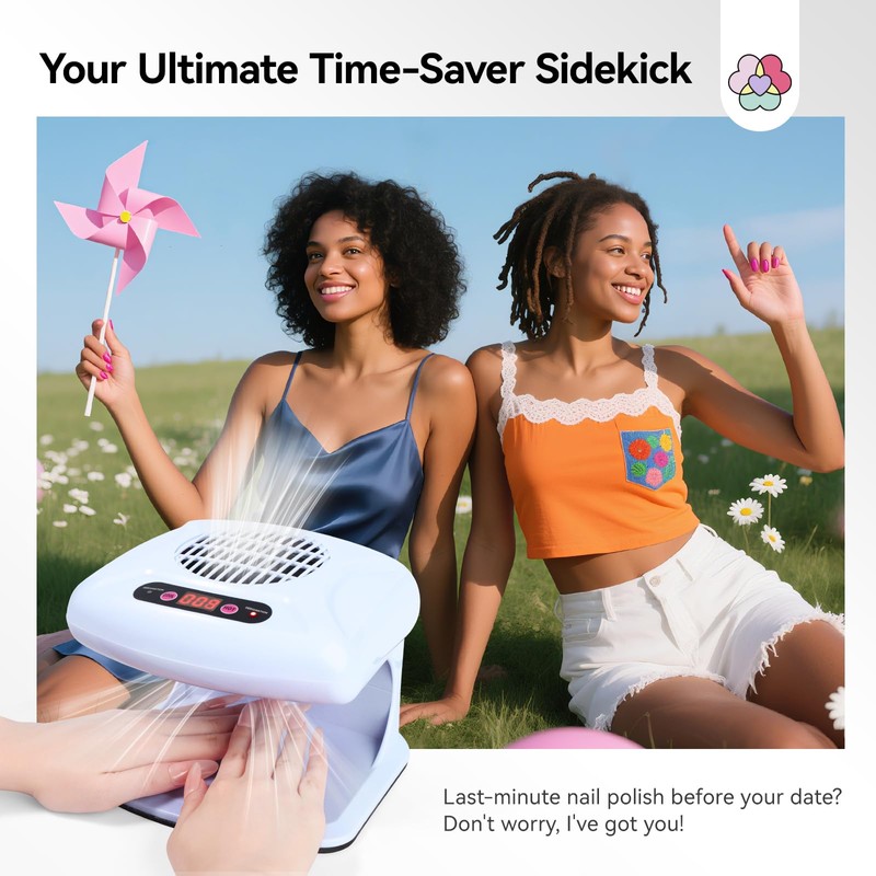 SAVILAND 300W 2026 Nail Dryer: 5X Faster Drying with Smart