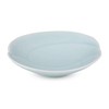 Hakusan Toki Toki Shallow Bowl, Small, Blue-white Glaze, Approx. φ4.9
