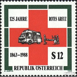 Austria 1920 (complete.issue.) fine used/cancelled 1988 125 years IRK (Stamps for collectors) Red Cross