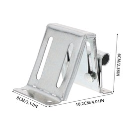 TEHAUX 2pcs Garage Door Hinge Garage Door Alarm Bracket Garage Door Insulation Kit Garage Door Roller Sleeves Garage Door Open Indicator Garage Door Springs Garage Door Pulley Silver Iron