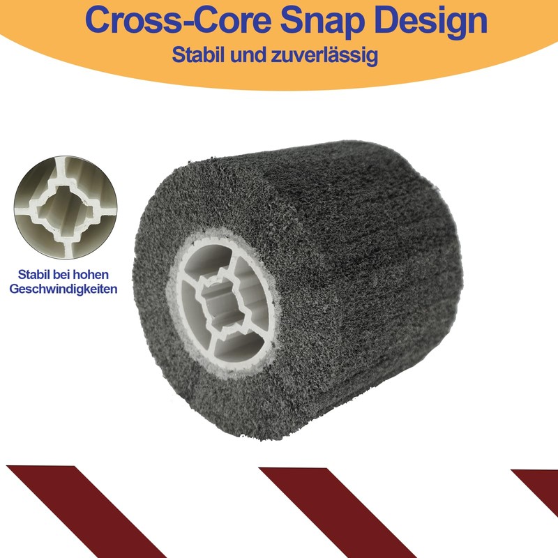Sanding Roller Brush, Nylon Brush, Sanding Sleeves for Sanding Roller