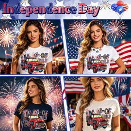 3 Sheets 4th of July Iron on Transfers Patches American Flag Heat Transfer Vinyl Decals Red White and Blue Bow Design Independence Day Heat Transfer Stickers for Clothes Bag Covers DIY Decorations