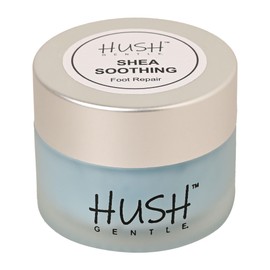 HUSH Gentle Shea Soothing Foot Repair Cream (40g) with Shea Butter and Vitamin E for dry, rough and cracked heels