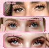 Extensiones De Pestañas Kit Efecto Manga Anime Mixto Lash