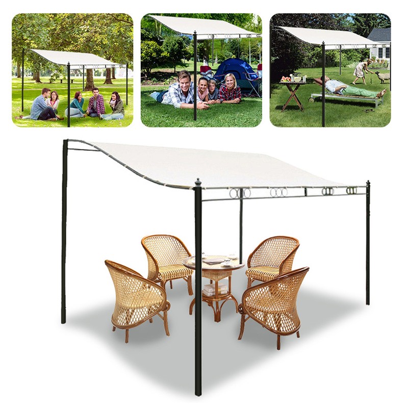 Canopy Replacement Top Oxford Cloth Canopy Roof Replacement Beige Awning