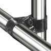 M METERXITY 4-Pack Structural Pipe Connector, Cross Grid Pipe Clamps