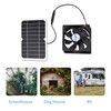 6W 5V Solar Panel with Fan Ventilator Chicken Coops Solar
