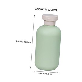 minkissy Travel-friendly Pack Avocado Shower Gel Bottles Ml Refillable Dispensers for Shampoo Conditioner