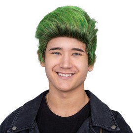 Costume Agent Bucky Zombie Costume Accessory Green Deluxe Wig One Size