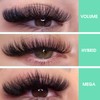 Easy Fan Lashes D-0.05-8 Self-Fanning Eyelashes for Volume Technique C
