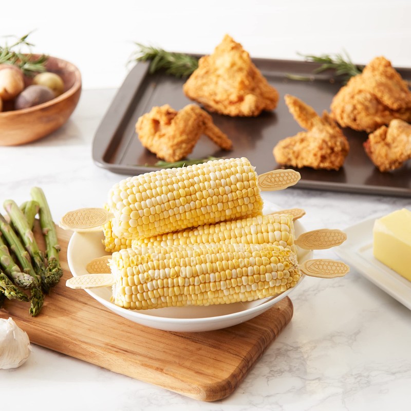 RSVP International Corn On The Cob Holders/Appetizer Picks Set Protect