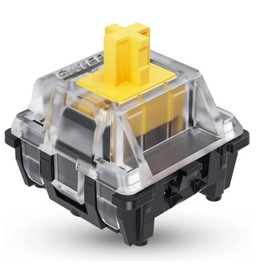 Ranked Gateron ks-15 Optical Key Switches for RGB Mechanical Gaming Keyboards | Plate Mounted (Gateron Optical Yellow, 10 Pcs)