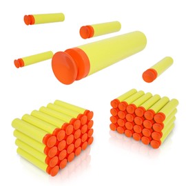 TORMEN Atracción Dardos Reposición para Pistolas Juguete Nerf Elite Series (100 Piezas Amarillo