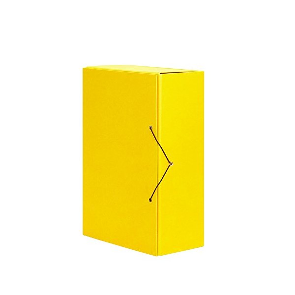 Pardo 971108 – Folder Projects Spine 120 Closure Elastic Bands, Yellow