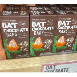 Trader Joe's 3 Lot - New Trader Joe’s Oat Chocolate Bars - Dairy Soy Free 9 total