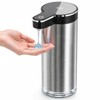 Automatic Liquid Soap Dispenser Touchless, Stainless Steel,USB Rechargeable
