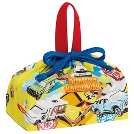 Skater KB7-A Children's Lunch Bag, Drawstring Bag, Tomica 24, Made in Japan
