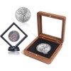 Challenge Coin Display Case Silver Dollar Coin Holder 1.8" 45mm