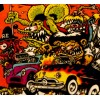 RAT FINK STICKER “BIG DADDY IS OUR LEADER“ 3 1/2