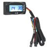 4 in 1 Water Oil Temperature Time Voltage Gauge LCD