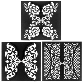 Ideen mit Herz 3 x Cutting Dies Folding Cards 19cm x 9.4cm