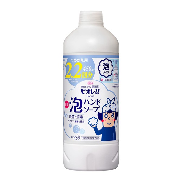 Bioreu Foam Hand Soap, Refill, 15.9 fl oz (450 ml)