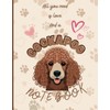 Cockapoo lined notebook: diary, a cute cockapoo gift for a