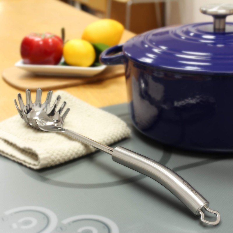 Chantal Spaghetti Fork Utensil, Pasta, 13 inch, Polished Stainless Steel