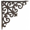 Import Wholesales Cast Iron Wall Shelf Bracket Ornate Curl Pattern