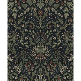 NextWall Filigree Floral Peel and Stick Wallpaper