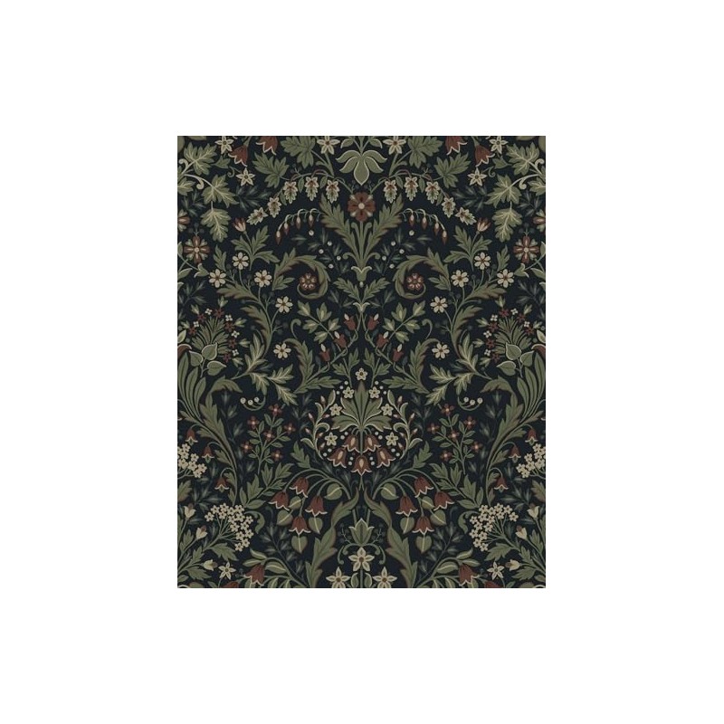 NextWall Filigree Floral Peel and Stick Wallpaper