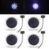 TMH 4 Inch 4 Pcs Smoked Lens White LED Round