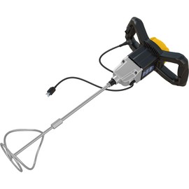 QEP 21700 120-Volt 2 Speed Power Mixer with Mixing Paddle for Thinset Grout and Mortar, Silver