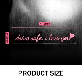 Anyhut 1 PC Trust in God Rearview Mirror Sticker, Car Stickers for Women, Car Rear View Mirror Stickers and Decals, Universal for Most Cars, Trucks, SUVs (Trust in God #Pink)