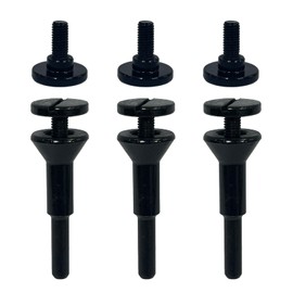 Mounting Mandrel for Cut-Off Wheels W/3/8 Arbor Hole, 1/4" Stem, Mounting Mandrel 3/8" & 1/4" Arbor Hole for Type 1, 1/4 Shank Stem Mounting Mandrel Die Grinder/Drill Attachment 3 Pack