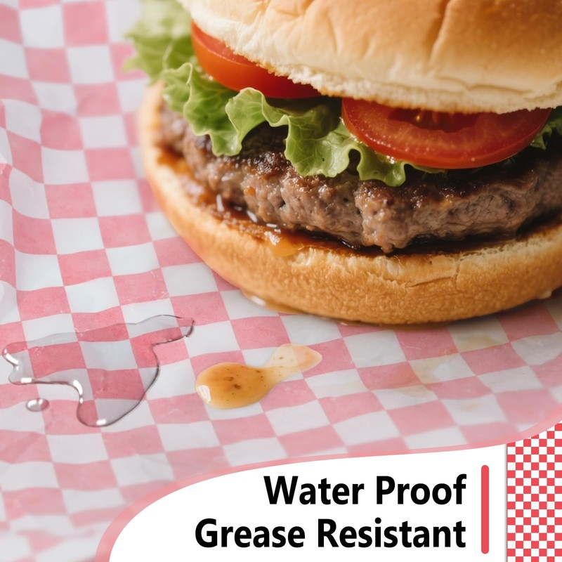 EcoDispose 12 x 12 Inches Grease Proof Deli Paper Precut