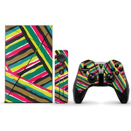 MightySkins Skin Compatible with NVIDIA Shield TV wrap Cover Sticker Skins Split Color