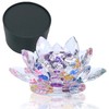Suncatcher, Lotus Flower, Crystal, Crystal, Amethyst, Ruffled Stone, For Purification,