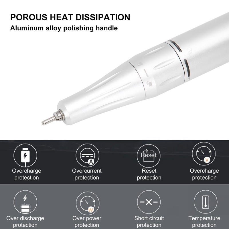 35000RPM Rechargeable Electric Nail Drill Pen Machine Portable Nail Grinding