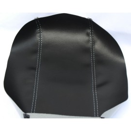 Kar Designers Fits 12-15 Honda Civic Synthetic Leather Center Console Lid Cover w/Gray Stitch