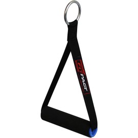 FITPACT Resistance Band Handles Pair, Heavy Duty Cable Machine Attachment with ABS Core, Strong Nylon Webbing, and Seamless Steel O ring For Fitness Workout Gym Pilates Yoga Crossover Triceps Exercise