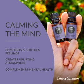 Edens Garden Calming The Mind Essential Oil Blend, Best for Promoting a Peaceful State of Mind, 100% Pure & Natural Premium Best Recipe Therapeutic Aromatherapy Essential Oil Blends 10 ml Roll-On