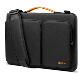 tomtoc 360 Protective Laptop Shoulder Bag for 16-inch MacBook Pro M4/M3/M2/M1 Pro/Max A3403 A3186 A2991 A2485 2024-2019, Water-resistant Sleeve for Dell XPS 15 Surface Book 3 The New Razer Blade 16
