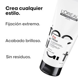 LOral Professionnel Tecni Art  Fix Max  Gel modelador de mxima fijacin para cabello  Hasta 48hrs  No deja residuos  200ml                             