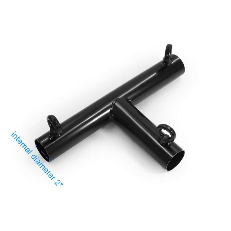 Aoneky 2pcs 3 Way T Shaped 2'' Corner Canopy Fitting