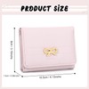 KUANG! Women Fashion Wallets Girls Cute Bow Small Wallet Aesthetic