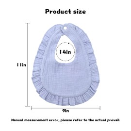 DOSMINE Baby Bibs for Unisex Muslin Bibs Baby Drooling Bibs Cotton Bibs for Boys Girls Baby Bandana Drool Bibs Baby Girl Bibs